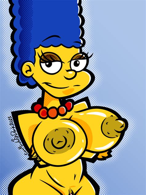 Busty Marge Pin Up By Coremindsdark Hentai Foundry