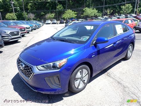 The hyundai ioniq 5 is available in the u.s. 2020 Hyundai Ioniq Hybrid Blue in Intense Blue photo #5 ...