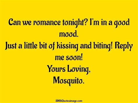 Can we romance tonight - Flirt - SMS Quotes Image