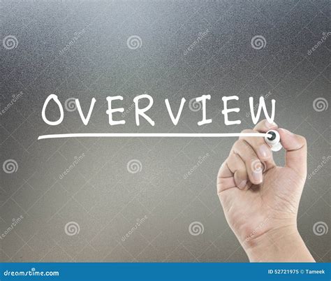 Overview Word Stock Photo Image 52721975