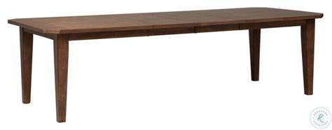 Hearthstone Rustic Oak Rectangular Leg Table From Liberty 382 T4408
