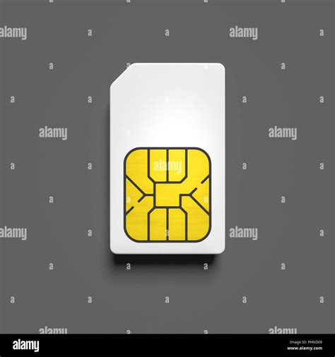 Typical Sim Card Stock Photo Alamy