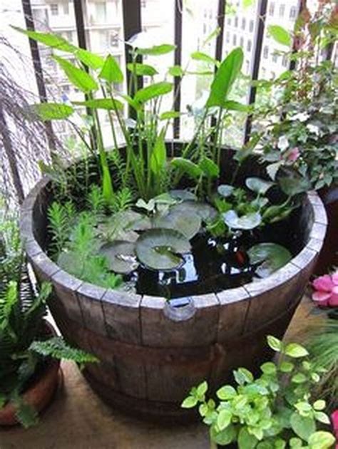 Great 30 Charming Diy Mini Ponds In A Pot On A Budget