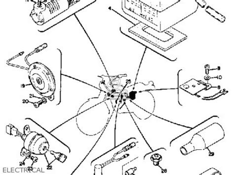 Regulator 3 battery 4.fuse and etc. Yamaha Ct1 1969 Usa parts list partsmanual partsfiche