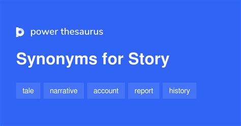 Story synonyms - 1 617 Words and Phrases for Story