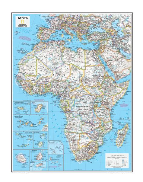 Africa Political Map National Geographic Atlas Of The World