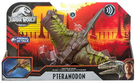 Jurassic World Fallen Kingdom Primal Attack Pteranodon Action Figure Sound Strike Mattel Toywiz