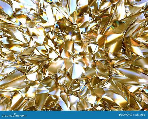 Abstract Gold Crystal Glass Background Stock Illustration Image 29199162