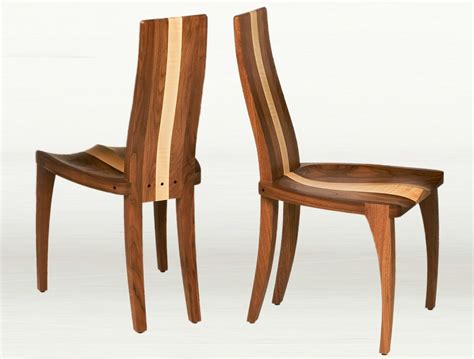 Hand Crafted Modern Dining Chairs Handmade In Choice Of Wood Available