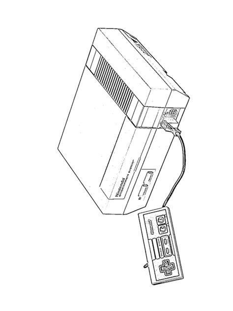 36 best art therapy for adults. colouring page Nintendo Entertainment System | coloringpage.ca