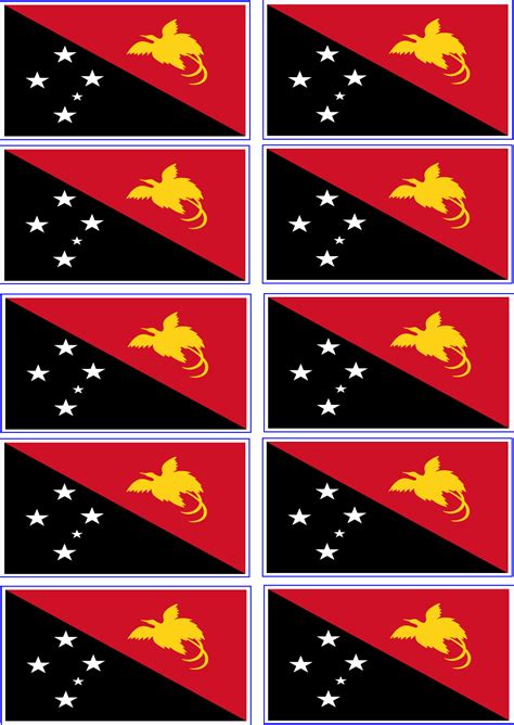 Preview Papua New Guinea Flag