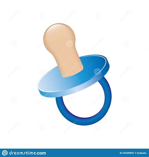 Vector Illustration Of Baby Pacifier Stock Vector Illustration Of