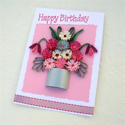 handmade quilled birthday cards ideas ~ ideas arts and crafts projects