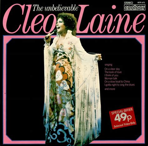 Cleo Laine And John Dankworth The Unbelievable Cleo Laine Uk Vinyl Lp Album Lp Record 458730