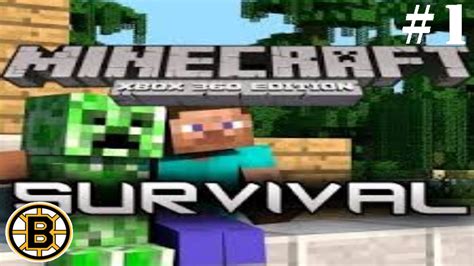Minecraft Xbox 360 Survival 1 The Start Off Youtube