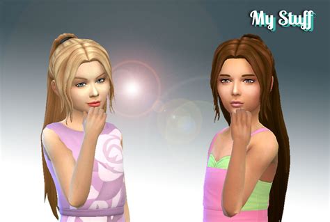 Sims 4 Hairs ~ Mystufforigin Indecision Hairstyle For Girls