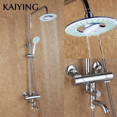 Kaiying Bathroom Thermostatic Shower Set Intelligent Thermostatic