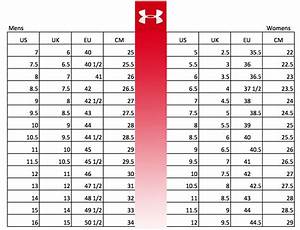 Under Armour Size Chart The Athlete 39 S Foot