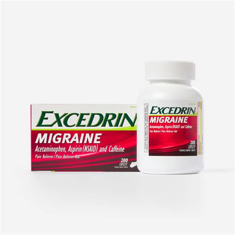 Excedrin Migraine Extra Strength Caplets 200 Ct