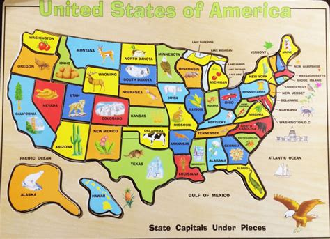 U S A Map Puzzlemelissa Amp Doug Printable Of United States Printable