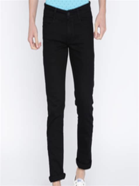 Buy Parx Men Black Slim Fit Mid Rise Clean Look Stretchable Jeans