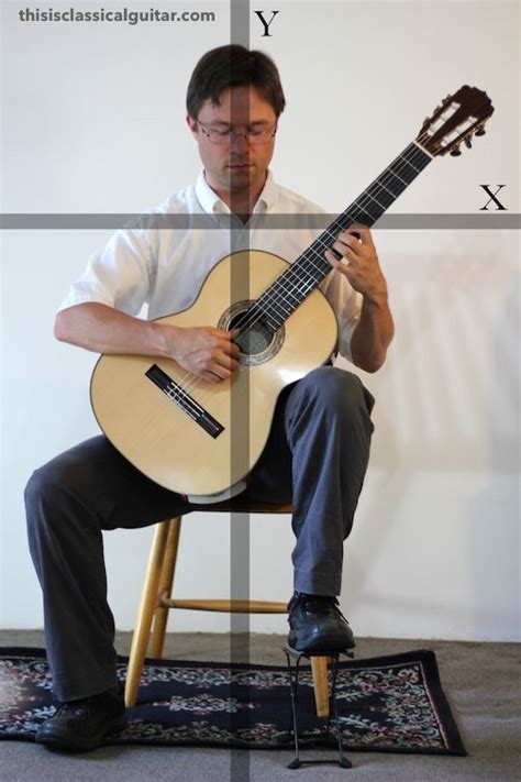 Lesson Sitting Position Classical Guitar Diagram Classical