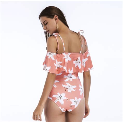 Experienced Supplier Of 2018 Ruffle One Piece Swimwear Floral Ruffle