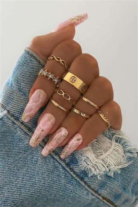 Pink Acrylic Nails 40 Summer Nail Designs To Copy In 2021