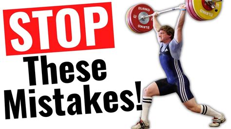 Olympic Weightlifting 5 Most Common Mistakes Youtube