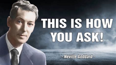 Neville Goddard How To Really Ask The Universe333 Youtube