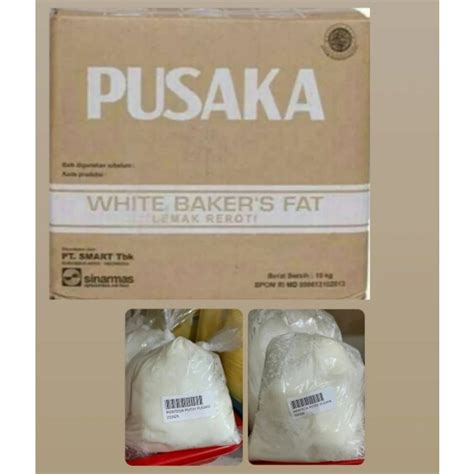 Jual Mentega Putih Pusaka 1kg Repack Shopee Indonesia