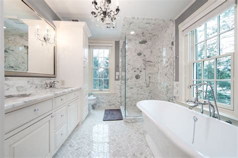 Filter by style, size and many features. Traditional Master Bathroom with Signature Hardware Avon ...