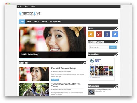Customizing logos, navigation, and typography. 30 Best Free Responsive Magazine WordPress Themes 2017 ...