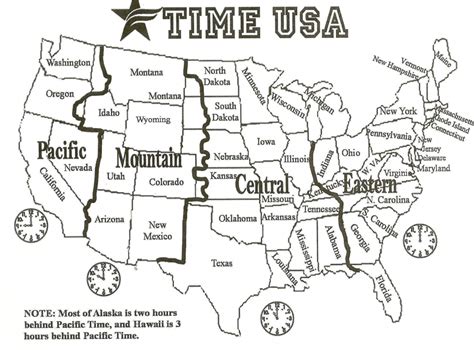 Printable Us Time Zone Map With State Names Printable Maps Images