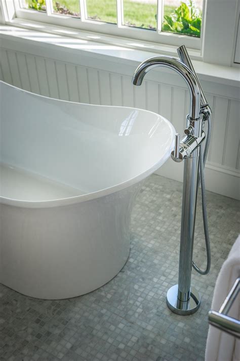 Bathtub & shower faucet combos. Free-Standing Bathtub With Delta Faucet | HGTV