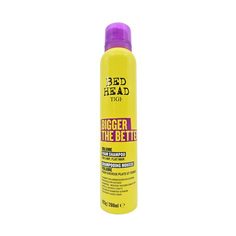 TIGI Bed Head Bigger The Better Volume Foam Shampoo 200 Ml Bezvavlasy Sk