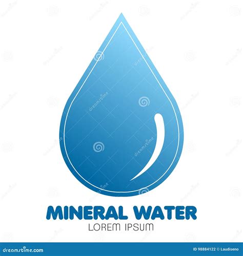 Logotipo Del Agua Mineral Ilustración Del Vector Ilustración De Puro