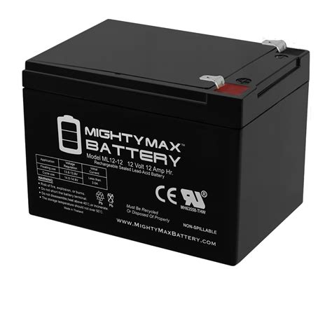 Mighty Max 12v 12ah F2 Sealed Lead Acid Deep Cycle Rechargeable Battery
