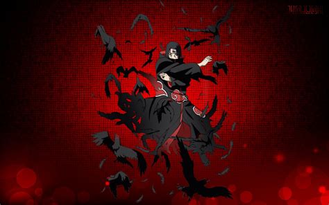 Naruto Shippuuden Uchiha Itachi Anime Anime Boys Akatsuki Raven Wallpapers Hd Desktop And