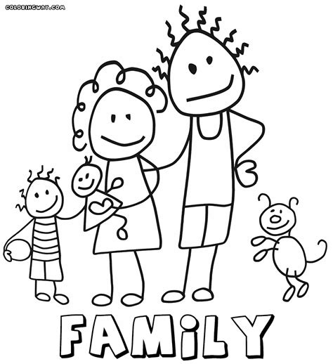 Family coloring pages | Coloring pages to download and print