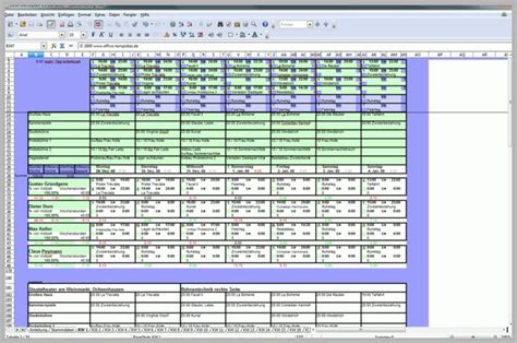 So funktionieren die praktischen muster. Kreativ Excel Dienstplan Download - Bibliothek Kostenlose ...