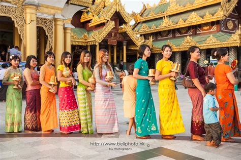 People dressed in camouflage cheers for army chief as military seize power in myanmar. Dress Code or Costumes Worn By Women in Myanmar | Vietnam ...