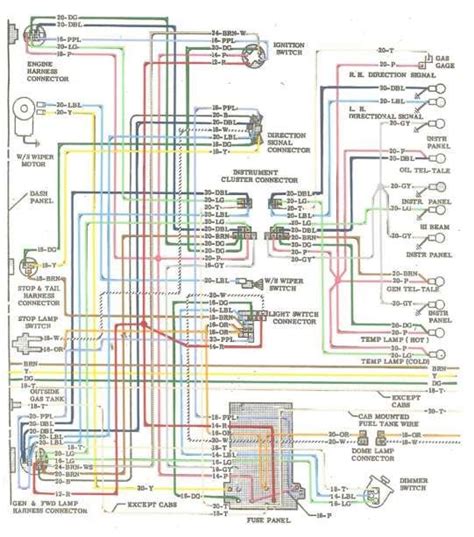 73 87 Chevy Truck Fuel Line Diagram