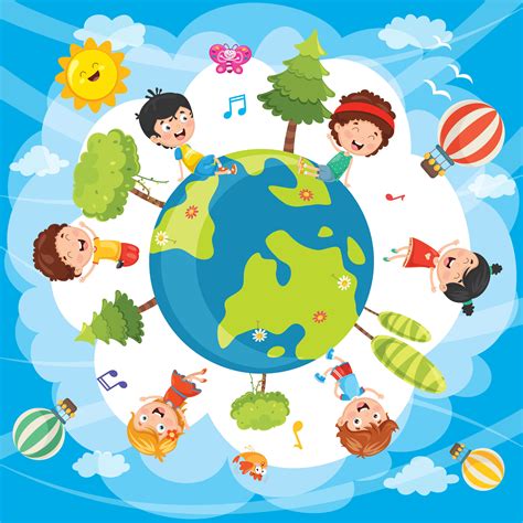 Kids Across The World Illustration 690680 Vector Art At Vecteezy