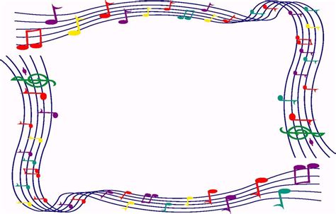 Free Music Borders Clip Art Printable Music Border Music Notes