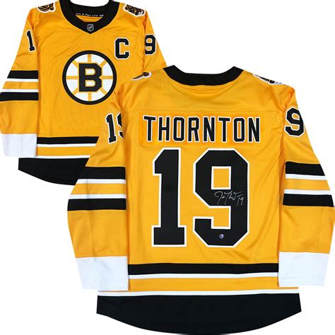 Joe Thornton Autographed Boston Bruins Special Edition Fanatics Jersey