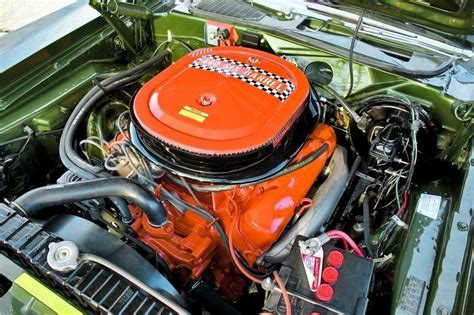 65 71 Mopar Plymouth Chrysler H Temp Engine Hemi 440 383 Orange Spray