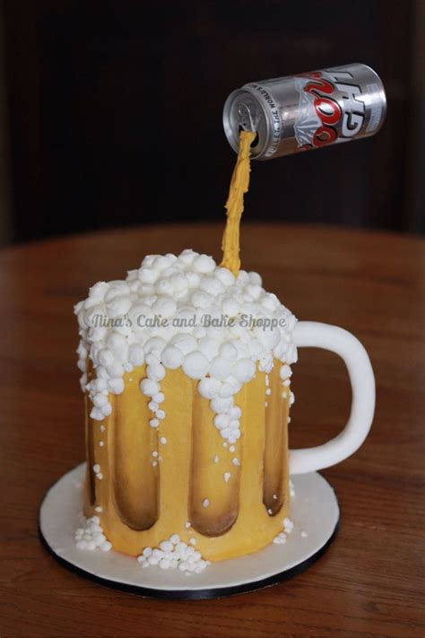 In the tutorial below they've used corona beers (cans and bottles) but you can use any beer you like! Coors Light, Beer mug gravity cake. Birthday cake ...