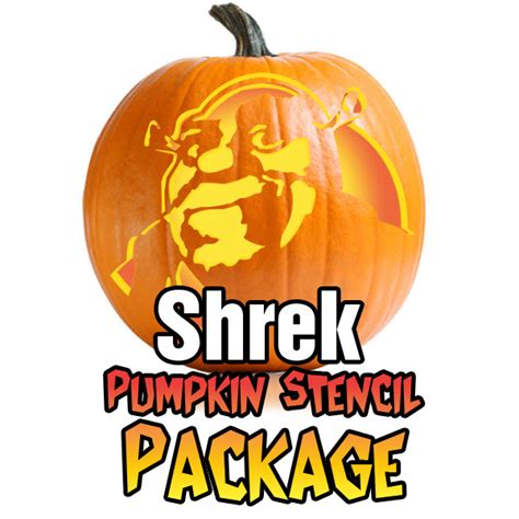 Shrek Pumpkin Package Ultimate Pumpkin Stencils