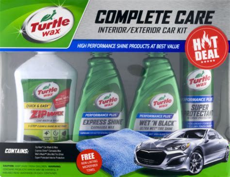Turtle Wax Complete Care Interior Exterior Car Care Kit 5 Pc Fred